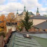 26.10.2015 Kielce. Widok  z Baszty dużej w Pałacyku Zielińskiego. / Agnieszka Kucharska