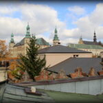 26.10.2015 Kielce. Widok  z Baszty dużej w Pałacyku Zielińskiego. / Agnieszka Kucharska