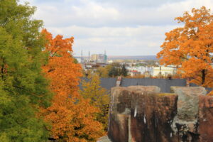 26.10.2015 Kielce. Widok z Baszty dużej w Pałacyku Zielińskiego. / Agnieszka Kucharska