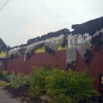 14.07.2016. Pożar Biedronki w Ostrowcu Św. / Kalina Łabuz-Bębas / Radio Kielce