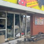 14.07.2016. Pożar Biedronki w Ostrowcu Św. / Kalina Łabuz-Bębas / Radio Kielce