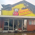 14.07.2016. Pożar Biedronki w Ostrowcu Św. / Kalina Łabuz-Bębas / Radio Kielce