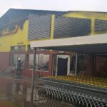 14.07.2016. Pożar Biedronki w Ostrowcu Św. / Kalina Łabuz-Bębas / Radio Kielce