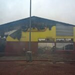 14.07.2016. Pożar Biedronki w Ostrowcu Św. / Kalina Łabuz-Bębas / Radio Kielce