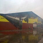 14.07.2016. Pożar Biedronki w Ostrowcu Św. / Kalina Łabuz-Bębas / Radio Kielce