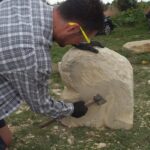 Czwarty plener rzeźbiarski w Pińczowie (26 sierpnia 2016) / Kamil Włosowicz / Radio Kielce