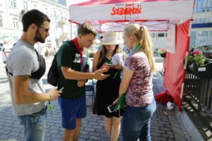 Wędrownicza Watra w Kielcach i Radiu Kielce (26 sierpnia 2016) / Wojciech Habdas / Radio Kielce