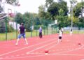 Koszykówka sposobem na aktywność fizyczną - Radio Kielce 08.08.2016. Streetball w Jędrzejowie / Ewa Pociejowska-Gawęda / Radio Kielce