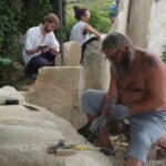 Czwarty plener rzeźbiarski w Pińczowie (26 sierpnia 2016) / Kamil Włosowicz / Radio Kielce