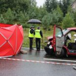 Wypadek na górze Raszówka (10 sierpnia 2016 r.) / Wojciech Habdas / Radio Kielce