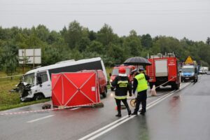 Wypadek na górze Raszówka (10 sierpnia 2016 r.) / Wojciech Habdas / Radio Kielce