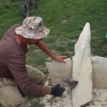 Czwarty plener rzeźbiarski w Pińczowie (26 sierpnia 2016) / Kamil Włosowicz / Radio Kielce