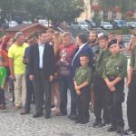 Ostrowiec upamiętnił 72. rocznicę wybuchu Powstania Warszawskiego (1 sierpnia 2016 r.) / Kalina Łabuz - Bębas / Radio Kielce