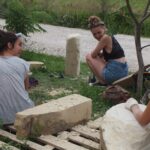 Czwarty plener rzeźbiarski w Pińczowie (26 sierpnia 2016) / Kamil Włosowicz / Radio Kielce