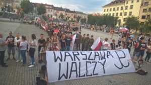 Ostrowiec upamiętnił 72. rocznicę wybuchu Powstania Warszawskiego (1 sierpnia 2016 r.) / Kalina Łabuz - Bębas / Radio Kielce