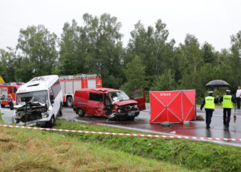 Wypadek na górze Raszówka (10 sierpnia 2016 r.) / Wojciech Habdas / Radio Kielce