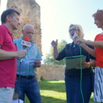 25.08.2016. Wakacje z duchami historii. Ruiny zamku w Bodzentynie / Krzysztof Bujnowicz / Radio Kielce