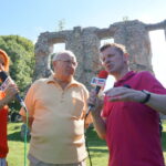 25.08.2016. Wakacje z duchami historii. Ruiny zamku w Bodzentynie / Krzysztof Bujnowicz / Radio Kielce