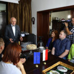 30.8.2016 Kielce. Kończący kadencję rektor Politechniki Świętokrzyskiej Stanisław Adamczak spotkał się z dziennikarzami. / Wojciech Habdas / Radio Kielce