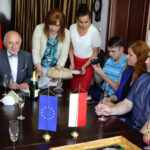 30.8.2016 Kielce. Kończący kadencję rektor Politechniki Świętokrzyskiej Stanisław Adamczak spotkał się z dziennikarzami. / Wojciech Habdas / Radio Kielce