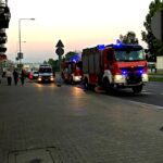 25.08.2016. Kielce. Strażacy gasili pożar skrzynki elektrycznej przy ulicy Żelaznej / Stanisław Blinstrub / Radio Kielce