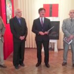 29.08.2016. Wystawa  prac Aleksandra Salija w Muzeum Historyczno-Archeologicznym w Ostrowcu Świętokrzyskim / Kalina Łabuz-Bębas / Radio Kielce