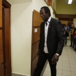 01.08.2016 Kielce. Przedtstawiciele senegalskiego inwestora, który chce nabyć akcje Korony, Peter Kaluba i Ibrahim Iyane Thiam spotkali się z prezydentem Wojciechem lubawskim / Jarosław Kubalski / Radio Kielce