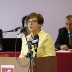 04.08.2016 Suchedniów. Sesja rady miasta. poseł Maria Zuba. / Jarosław Kubalski / Radio Kielce