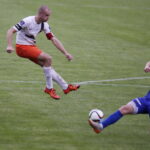 09.08.2016 Ostrowiec Świętokrzyski. 1/16 Pucharu Polski. Mecz KSZO Ostrowiec - Raków Częstochowa. / Jarosław Kubalski / Radio Kielce