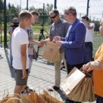 09.08.2016 Kielce. Wakacje z futbolem. Drugie miejsce w gimnazjach. Red And Yellow. / Jarosław Kubalski / Radio Kielce