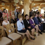 11.08.2016 Wólka Milanowska. Konferencja  przed festynem archeologicznym Dymarki Świętokrzyskie. / Radio Kielce