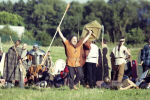 13.08.2016 Nowa Słupia. Festyn archeologiczny Dymarki Świętokrzyskie. / Jarosław Kubalski / Radio Kielce