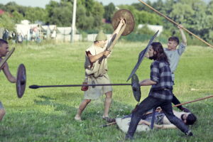 13.08.2016 Nowa Słupia. Festyn archeologiczny Dymarki Świętokrzyskie. / Jarosław Kubalski / Radio Kielce