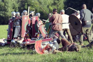 13.08.2016 Nowa Słupia. Festyn archeologiczny Dymarki Świętokrzyskie. / Jarosław Kubalski / Radio Kielce