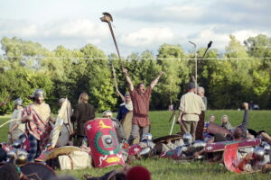 13.08.2016 Nowa Słupia. Festyn archeologiczny Dymarki Świętokrzyskie. / Jarosław Kubalski / Radio Kielce