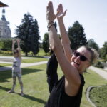 18.08.2016 Kielce. Próba plenerowa aktorów Teatru im. Stefana Żeromskiego do spektaklu Kieł. / Jarosław Kubalski / Radio Kielce