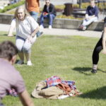 18.08.2016 Kielce. Próba plenerowa aktorów Teatru im. Stefana Żeromskiego do spektaklu Kieł. / Jarosław Kubalski / Radio Kielce