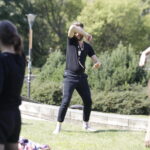 18.08.2016 Kielce. Próba plenerowa aktorów Teatru im. Stefana Żeromskiego do spektaklu Kieł. / Jarosław Kubalski / Radio Kielce