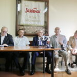 19.08.2016 Kielce. Konferencja prasowa Solidarności w sprawie sytuacji w KKSM. / Jarosław Kubalski / Radio Kielce