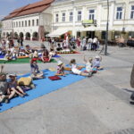 20.08.2016 Kielce. Rynek. Festiwal Hura Art zorganizowany dla dzieci przez Teatr Kubuś. / Jarosław Kubalski / Radio Kielce