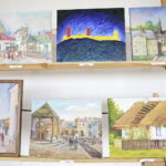 20.08.2016 Chęciny. Wernisaż poplenerowej wystawy malarskiej. "Chęcińskie pocztówki". / Jarosław Kubalski / Radio Kielce