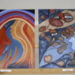 20.08.2016 Chęciny. Wernisaż poplenerowej wystawy malarskiej. "Chęcińskie pocztówki". / Jarosław Kubalski / Radio Kielce