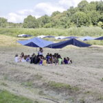 25.08.2016 Podzamcze Chęcińskie. Harcerze podczas różnych zajęć. Ogólnopolski zlot harcerski Wędrowna Watra. / Jarosław Kubalski / Radio Kielce