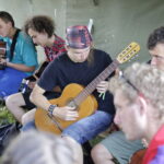 25.08.2016 Podzamcze Chęcińskie. Harcerze podczas różnych zajęć. Ogólnopolski zlot harcerski Wędrowna Watra. / Jarosław Kubalski / Radio Kielce