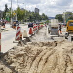 25.08.2016 Kielce. Ulica Jagiellońska w remoncie. Przebudowa skrzyżowania z ulicą Piekoszowską. / Jarosław Kubalski / Radio Kielce