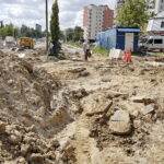 25.08.2016 Kielce. Ulica Jagiellońska w remoncie. Przebudowa skrzyżowania z ulicą Piekoszowską. / Jarosław Kubalski / Radio Kielce