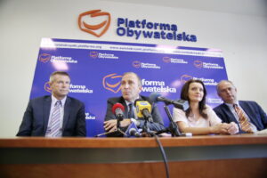 25.08.2016 Konferencja Platformy Obywatelskiej. / Jarosław Kubalski / Radio Kielce