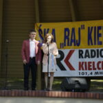 27.08.2016 Kielce. Rodzinny festyn profilaktyczny w parku. Wojewoda Agata Wojtyszek i senator Krzysztof Słoń. / Jarosław Kubalski / Radio Kielce