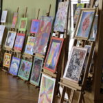 30.08.2016 Kielce. WDK. Wystawa prac etapu wojewódzkiego ogólnopolskiego konkursu plastycznego Sztuka Osób Niepełnosprawnych. / Jarosław Kubalski / Radio Kielce