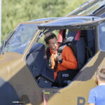 31.08.2016 Kielce. Przygotowania do MSPO. Laduje helikopter Tiger koncernu Airbus Helicopters. / Jarosław Kubalski / Radio Kielce